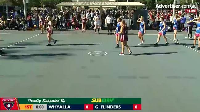 REPLAY: SA Country Netball Championships - Whyalla vs Great Flinders (U17's Div2B) - Court 5