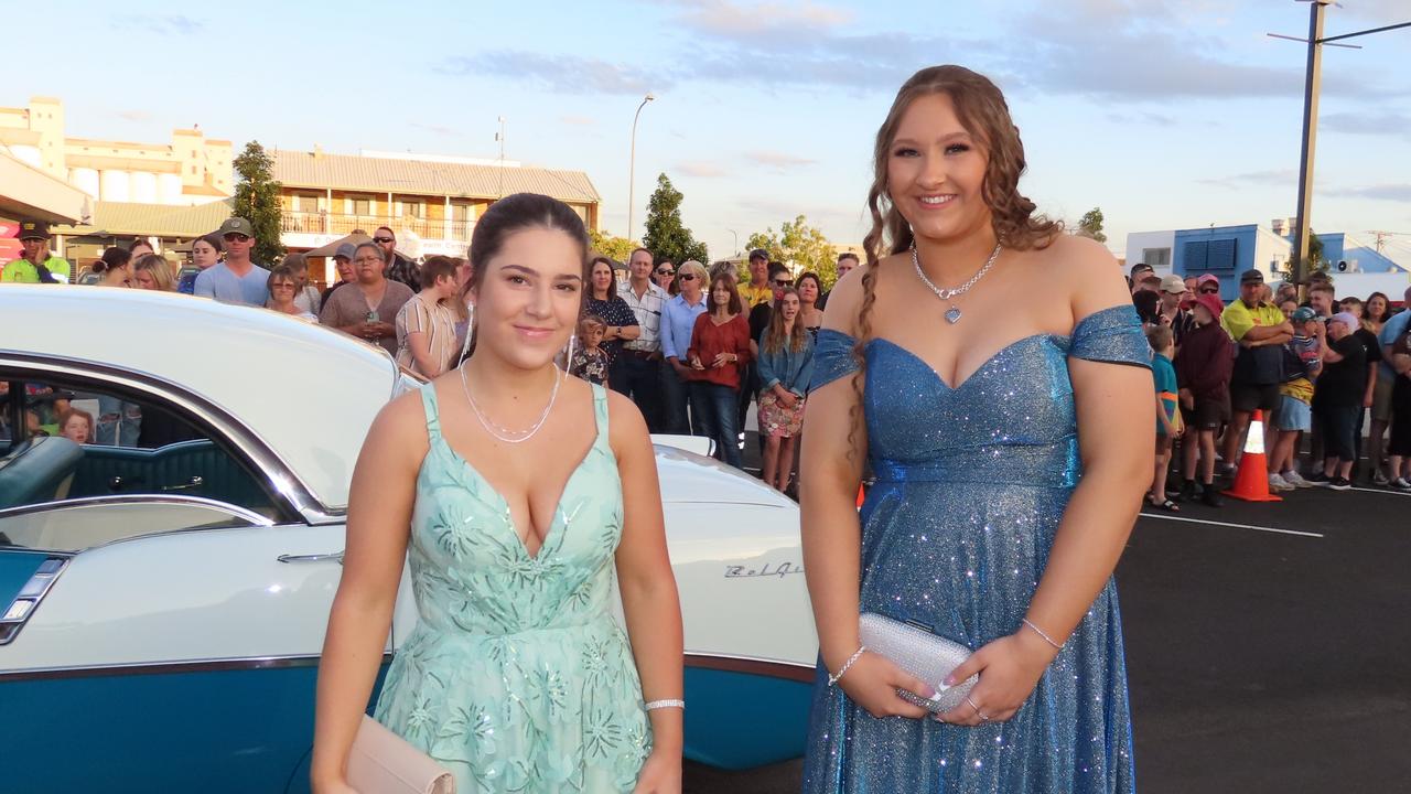 Students arriving at the Kingaroy State High School Formal at Kingaroy Town Hall on November 11.