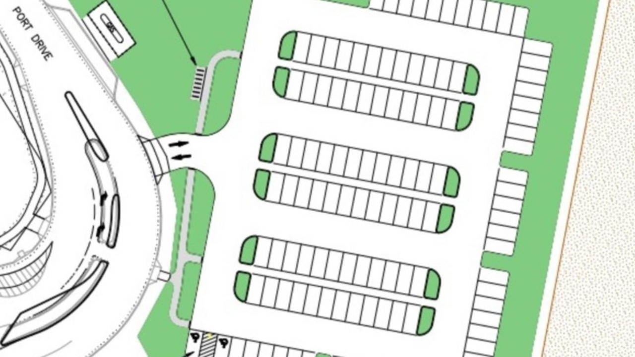 Plans submitted for a new paid car park at Airlie Beach. Picture: Supplied.