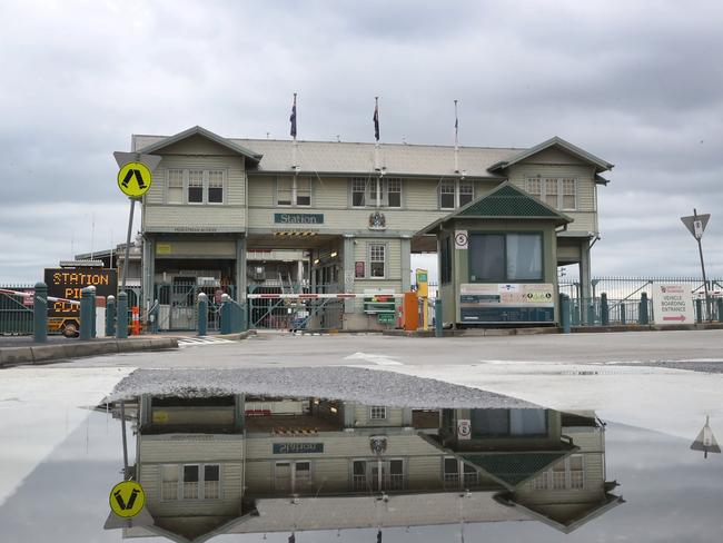 Melbourne’s Station Pier, which some say looks like it belongs in a third world country. Picture: David Crosling