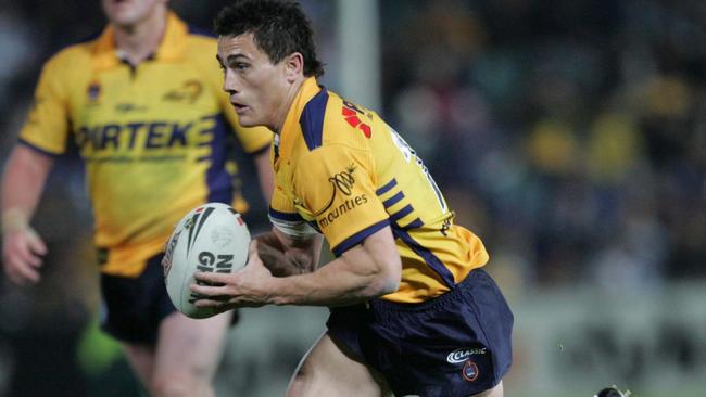 PJ Marsh in action for the Parramatta Eels. Picture: NRL Photos.