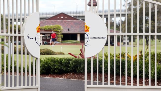 Gates to Royal Qld Golf Club