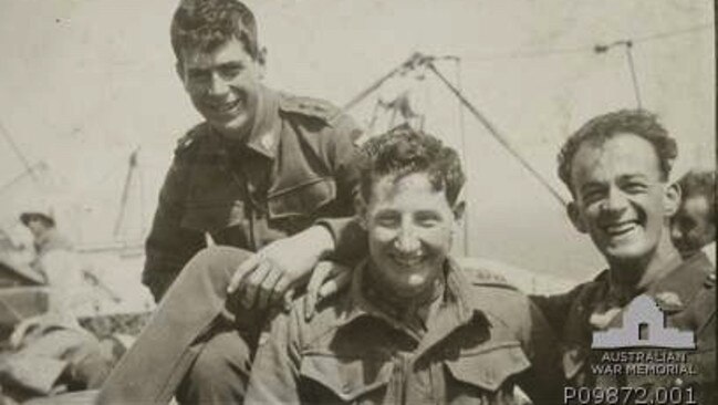 My grandfather Jack Magee (centre) returning to Australia from WWI. It’s unlikely he’d have wanted to wear any kind of “death symbol” but Angus Campbell’s directive has gone down like a lead balloon with many in the army.