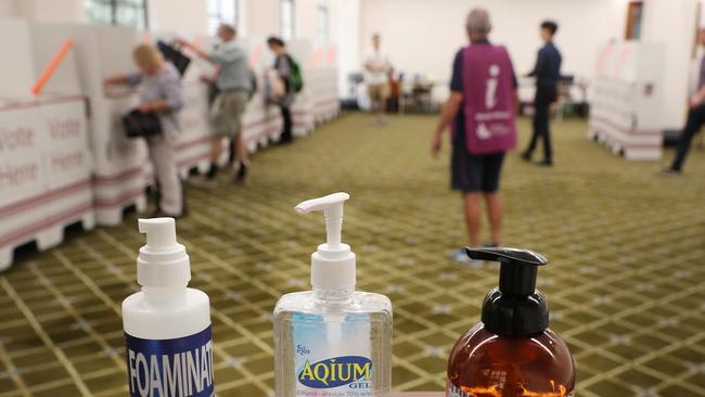 AMAQ President Dr Dilip Dhupelia stressed the need for good hand hygiene at polling booths. Picture: Liam Kidson