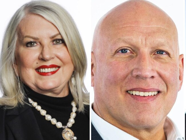 Former Liberal councillors Karina Page and Michael Gencher, who missed out on the chance to run for re-election in September, are part of a new “shadow council” set up to scrutinise local government decisions on the northern beaches. Pictures: Supplied