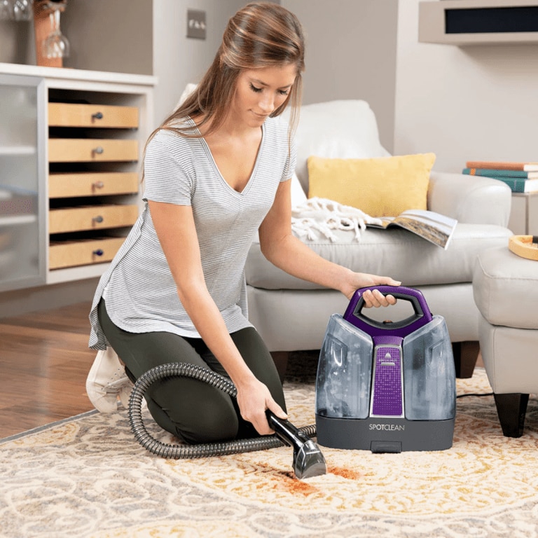 Spots and stains are a thing of the past with this popular Bissell steam cleaner. Picture: Bissell