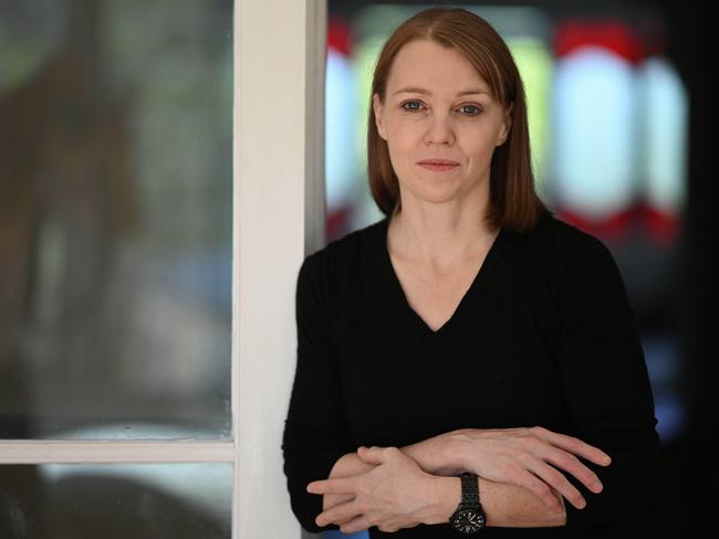 9/6/2023 : Jillian Spencer at home in Cannon Hill , Brisbane. Jillian Spencer is a psychiatrist at the Queensland Children's Hospital who has challenged gender affirming care for gender questioning young people. (NB. Pls check with Natasha Robinson re. captioning for publication) pic: NO BYLINE