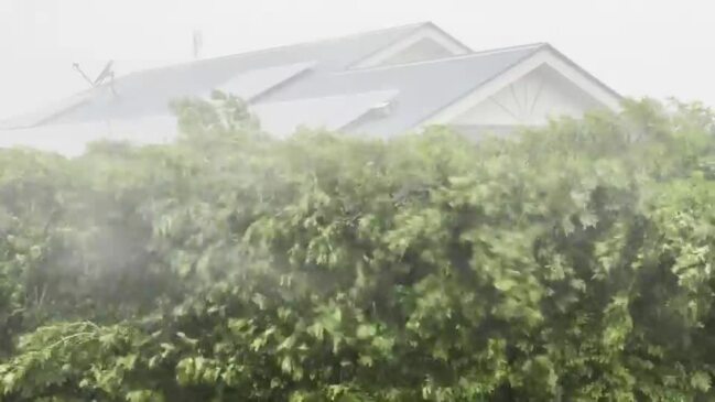 Sunshine Coast smashed with heavy rain, hail, lightning