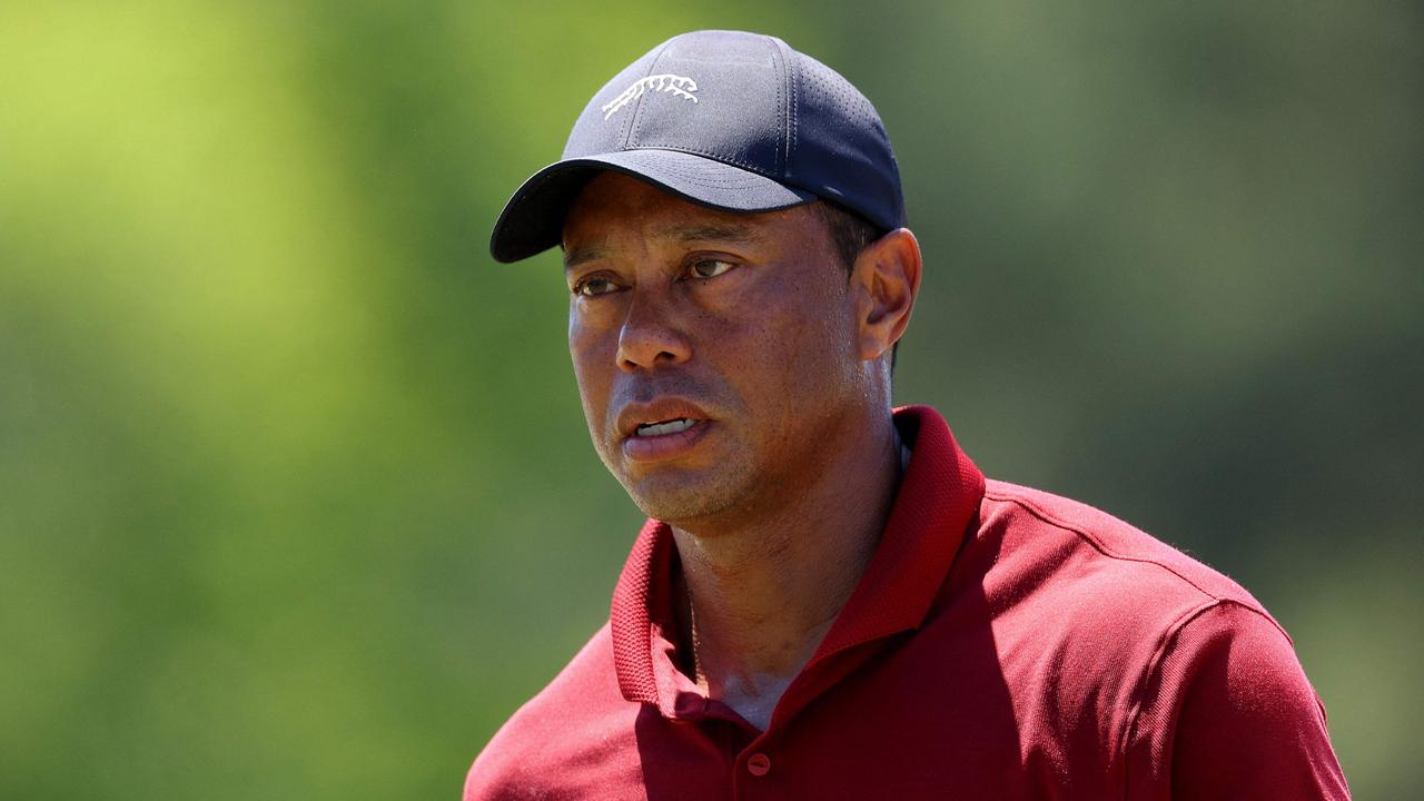 Tiger Woods has ruptured his Achilles. Photo: Andrew Redington/Getty Images/AFP.