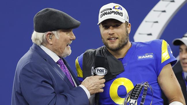 Only way it gets better is with a Super Bowl for Matthew Stafford. Photo: Christian Petersen/Getty Images/AFP