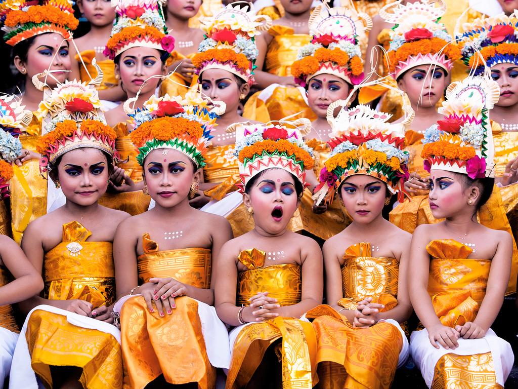 “This image was taken in Bali during Melasti Festival. These young girls were waiting for their turn to perform.” Picture: Khairel Anuar Che Ani, Malaysia, Shortlisted, Open Competition, Split Second, 2016 Sony World Photography Awards