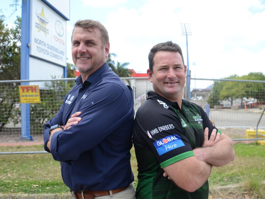 Brothers CEO Justin Wilkins and former Blackhawks coach Aaron Payne.