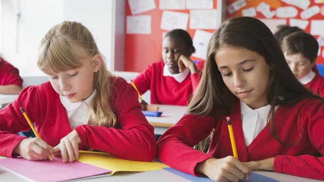 Generic school students, school kids, classroom, teacher Picture: Getty Images