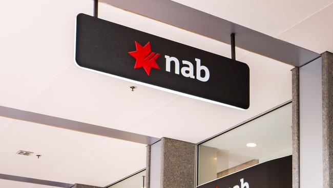 NAB’s profits were down. Picture: NCA NewsWire / Morgan Sette