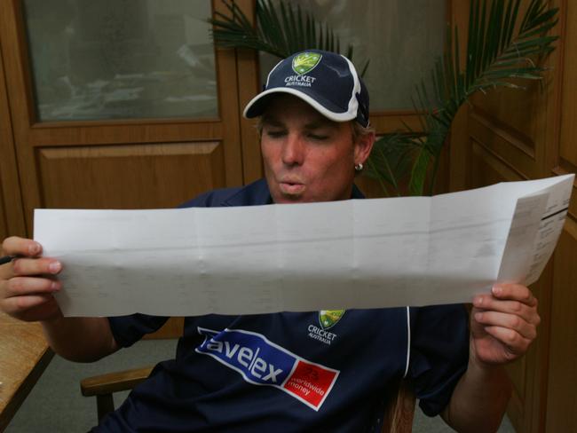 The senate ballot paper is ridiculously long. It’s not a new phenomenon, with this image of Shane Warne studying the voting paper from 2004. No wonder people don’t want to fill out the boxes below the line.