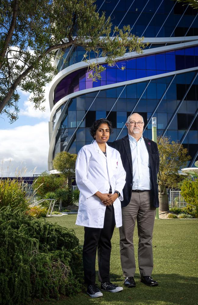 Dr David Speakman and Dr Danika Chanranthra. Picture: Mark Stewart