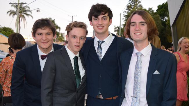 Hugh McClymont, Tristan Pinna, Lachlan Ross and Max Adams.