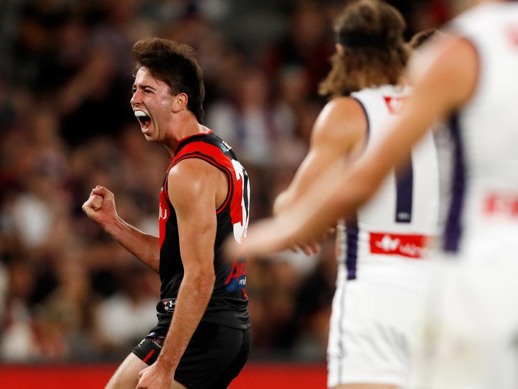 Could we see Essendon play Fremantle in the first week of finals? Picture: Getty Images