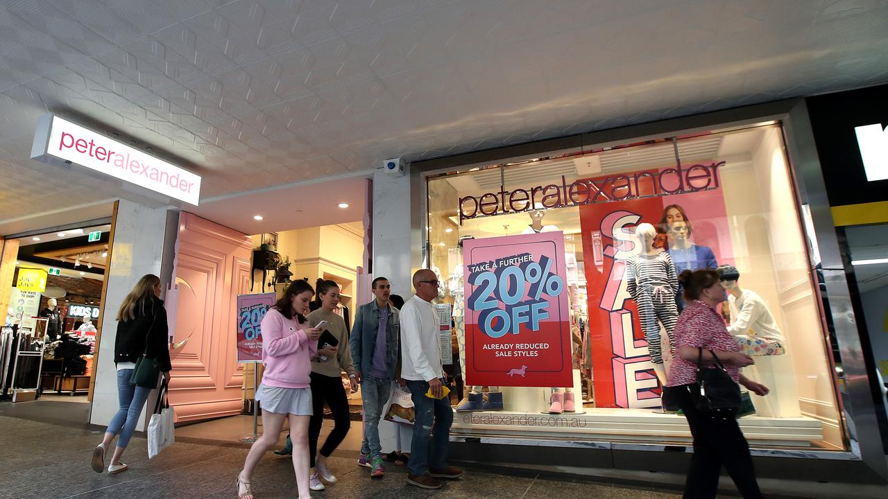 The Peter Alexander sleepwear brand is a bright spot in the face of slowing sales for Solomon Lew’s premier empire. Picture: Jono Searle