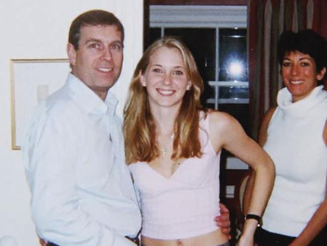 Prince Andrew, Virginia Giuffre, and Ghislaine Maxwell. Picture: Handout / US District Court