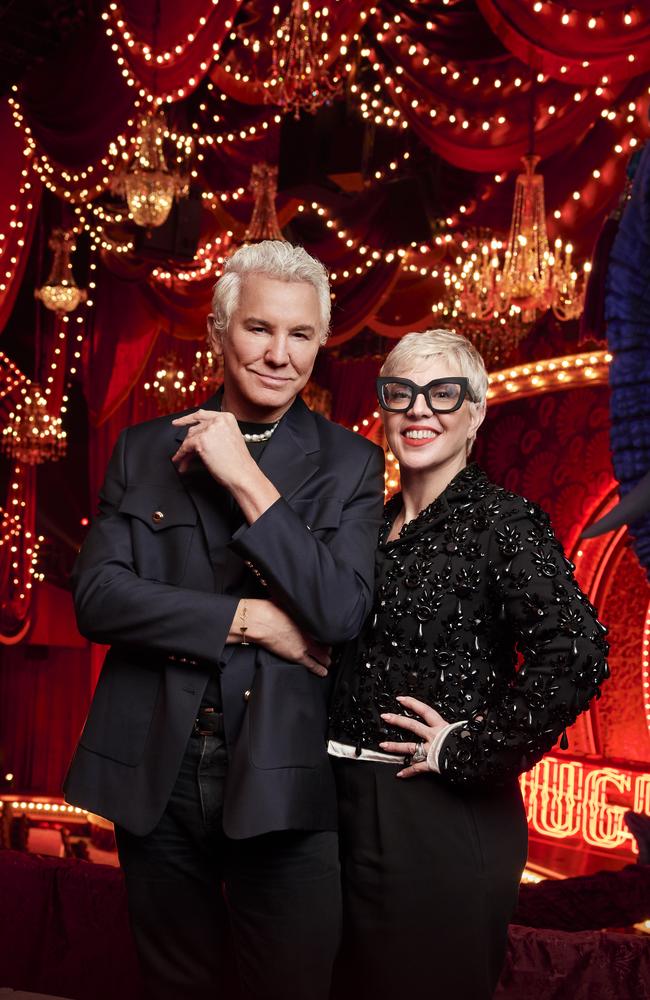 Baz Luhrmann and Catherine Martin at QPAC. Picture: Claudio Raschella