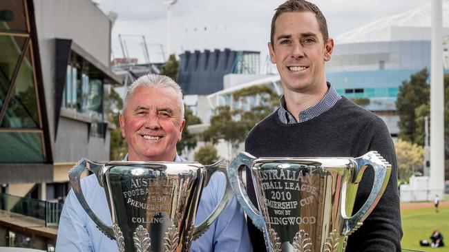 Premiership captains Tony Shaw and Nick Maxwell believe. Picture: Jake Nowakowski