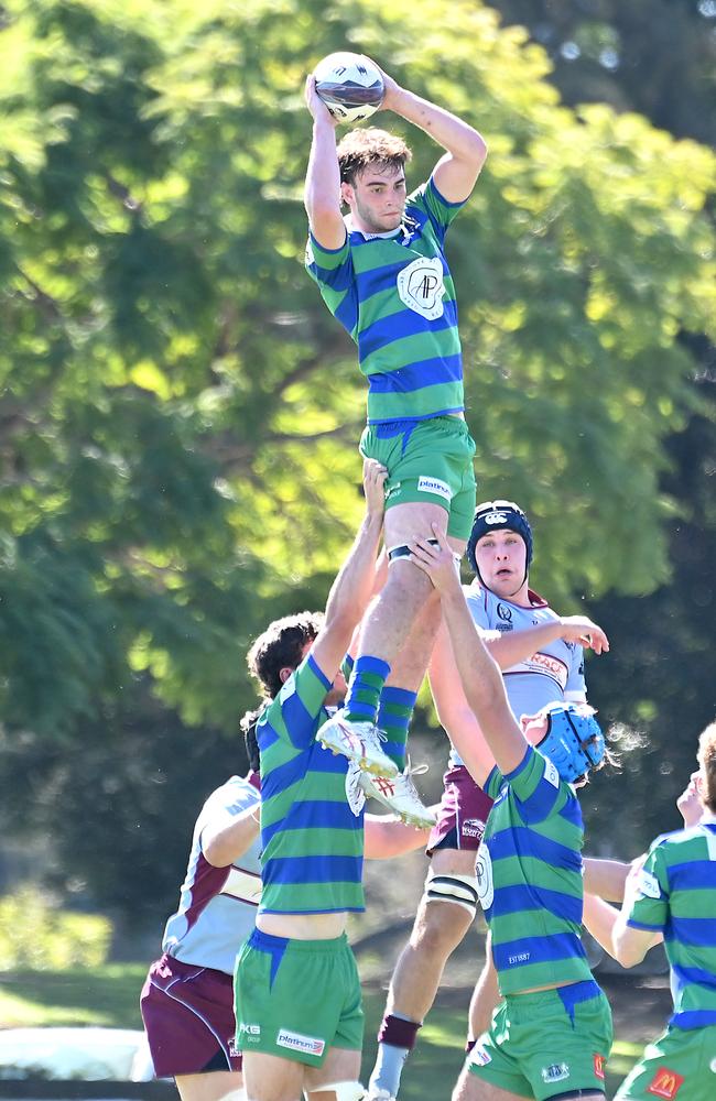 Queensland Premier Club rugby Colts 1 between Norths Eagles and GPS. Saturday May 18, 2024. Picture, John Gass