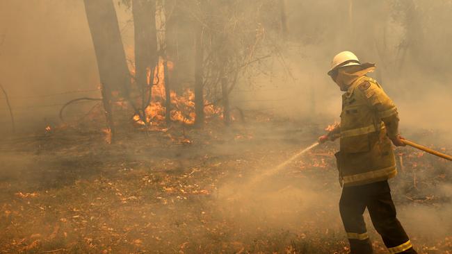 Smoke is blanketing the state in the wake of the bushfires. Picture: AAP/Darren Pateman