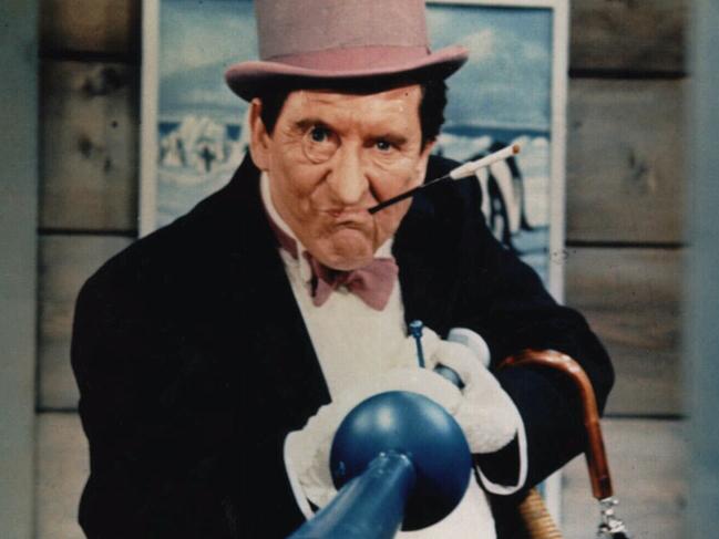 Burgess Meredith as Penguin in the 1960s TV show Batman.