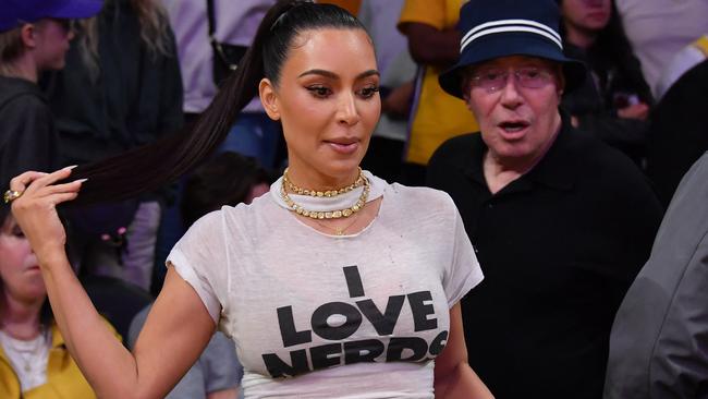 LOS ANGELES, CALIFORNIA - MAY 08: Kim Kardashian attends a playoff basketball game between the Los Angeles Lakers and the Golden State Warriors at Crypto.com Arena on May 08, 2023 in Los Angeles, California.   Allen Berezovsky/Getty Images/AFP (Photo by Allen Berezovsky / GETTY IMAGES NORTH AMERICA / Getty Images via AFP)