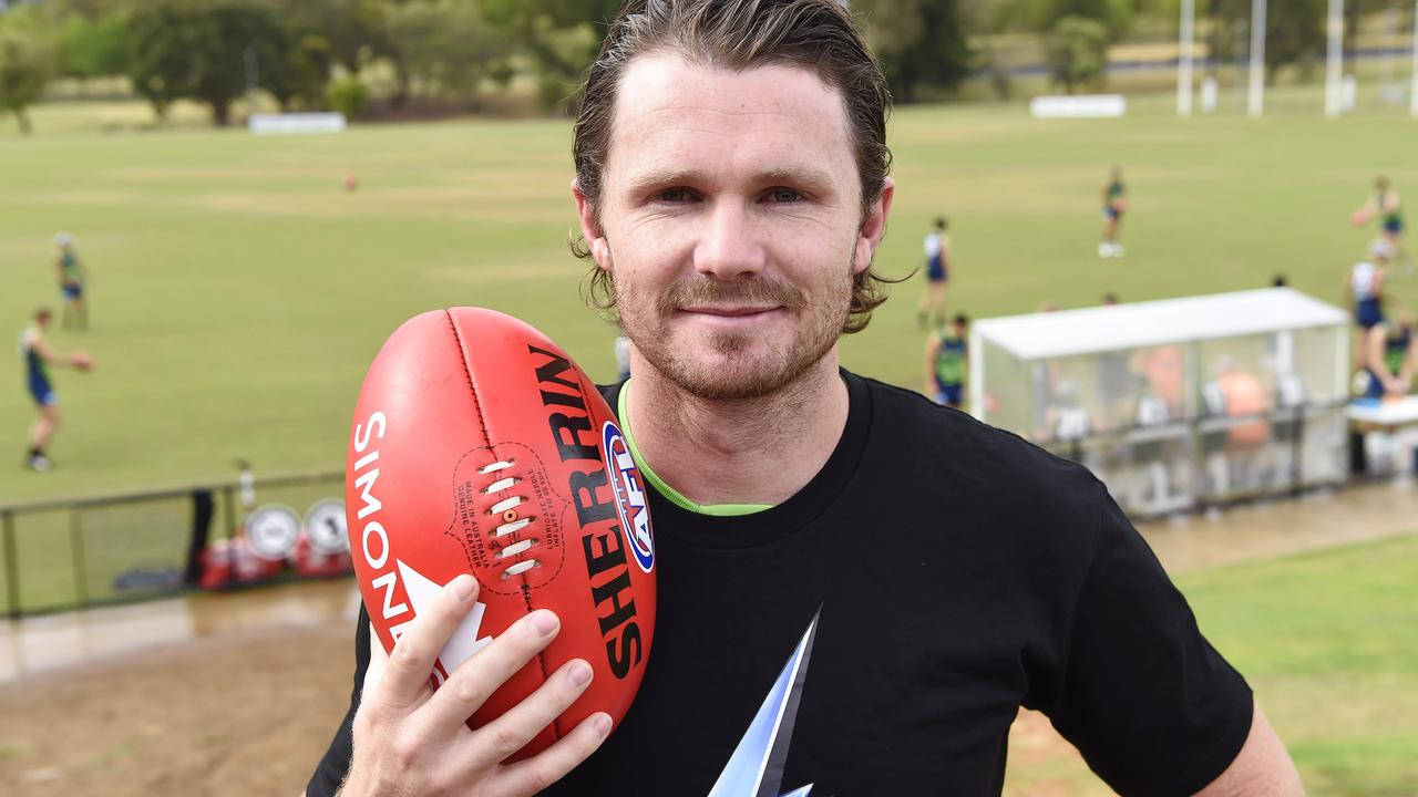 Geelong star Patrick Dangerfield is a good choice for SuperCoach captain most weeks. Picture: Alan Barber