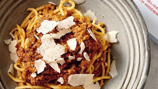 Spag bol ingredients:  Milk can be used to tenderise meat.