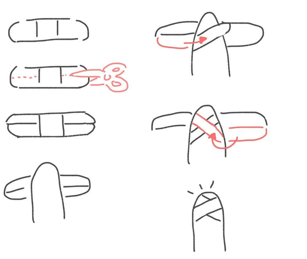 How to Put a Bandaid on Your Fingertip: 12 Steps (with Pictures)