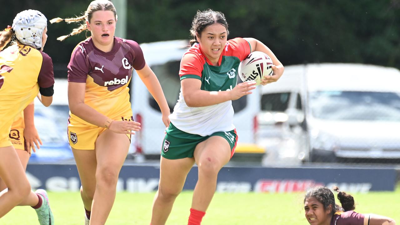 Under 17 City v Country Girls rugby league. Saturday 13, 2024. Picture, John Gass