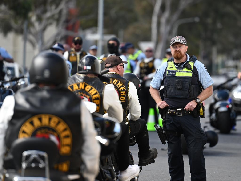 A checkpoint was set up by police as part of their operation. Picture: NewsWire