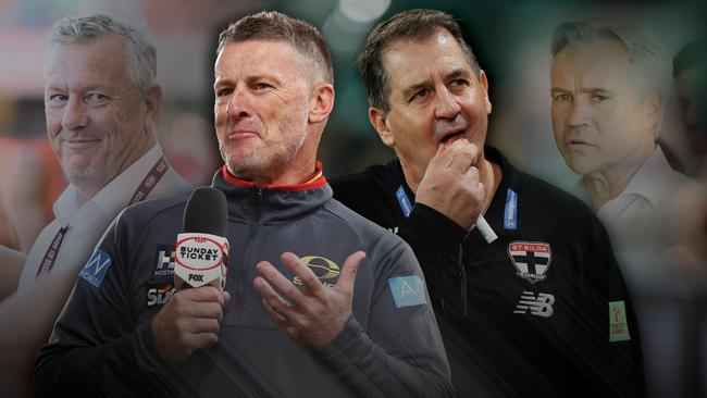 Damien Hardwick and Ross Lyon on Sundya