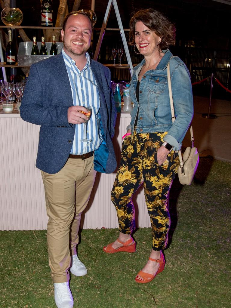 Grant Brisland and Criena Gehrke attend the launch of GAIA at HOTA. Picture: Andrew Meadowcroft.