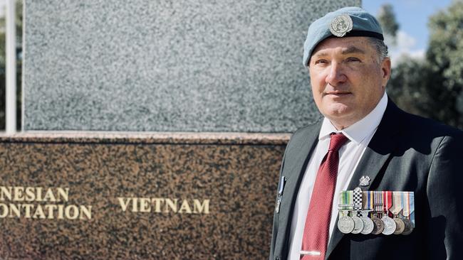 David Manning served in peacekeeping missions in East Timor and the Western Sahara. Picture: Adam Daunt