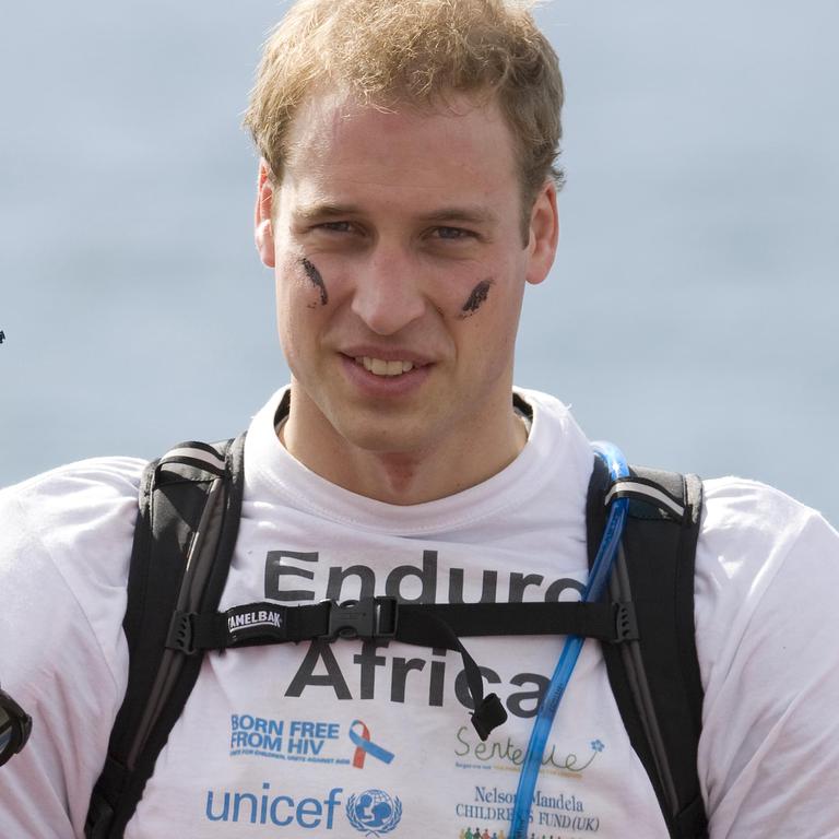 Prince William during his Danger Man phase in 2008. Picture: Pool/Anwar Hussein Collection/WireImage.