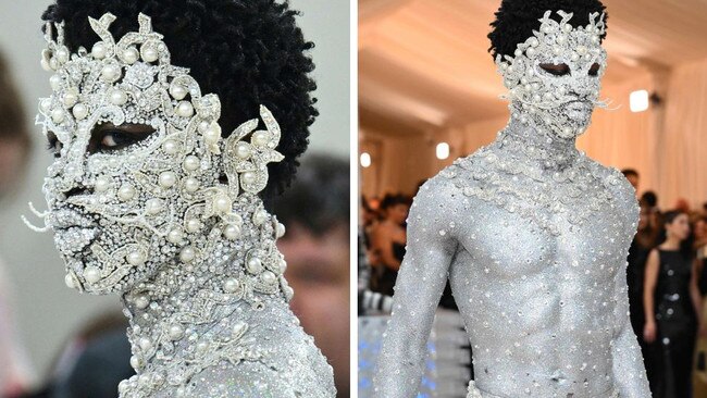 Lil Nas X arrives at the 2023 Met Gala. Picture: Getty