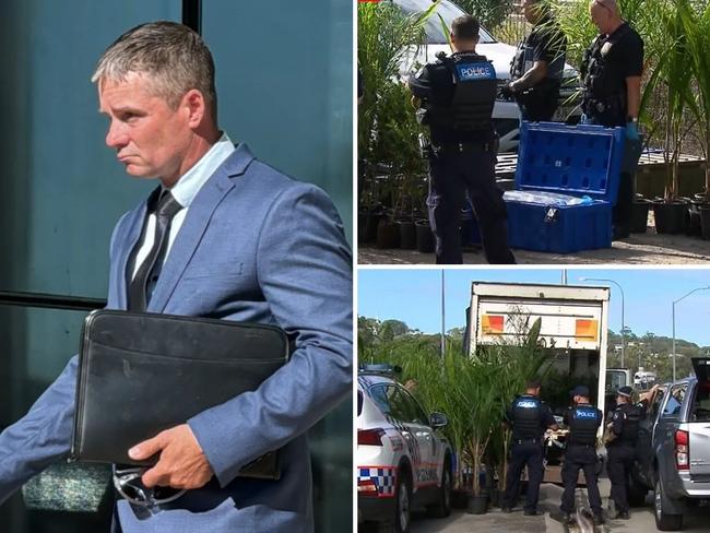 A truck driver caught transporting 143kg of cannabis was contacted by "unknown person" through app.