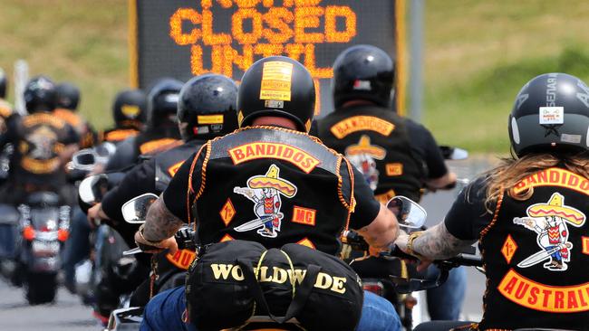 Police allege three men associated with the Bandidos motorcycle gang have kidnapped a woman in Tasmania's North-West. Picture: CHRIS KIDD