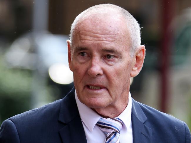 SYDNEY, AUSTRALIA - NewsWire Photos MAY 9, 2022:  Chris Dawson pictured as he arrives at the Supreme Court, Sydney CBD. Ex-Newtown Jets player and school teacher Chris Dawson was charged with murdering his wife Lynette in 1982.Picture: NCA NewsWire / Damian Shaw