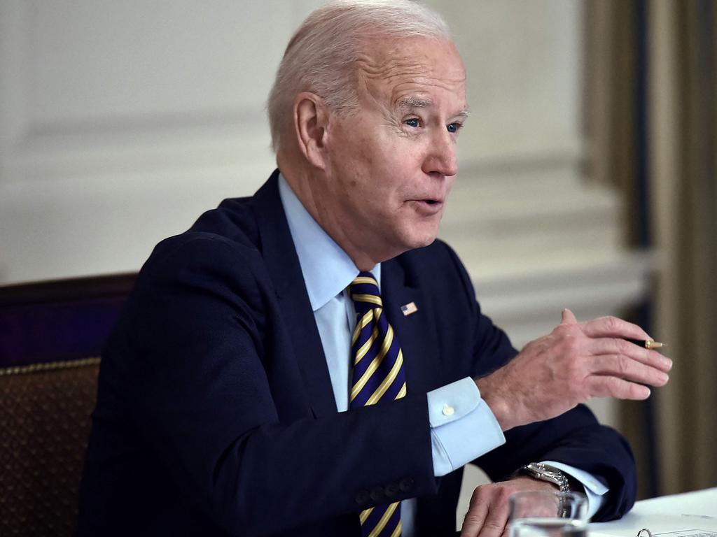 US President Joe Biden hailed the meeting as a critical moment in diplomacy for the region. Picture: Olivier Douliery/ AFP