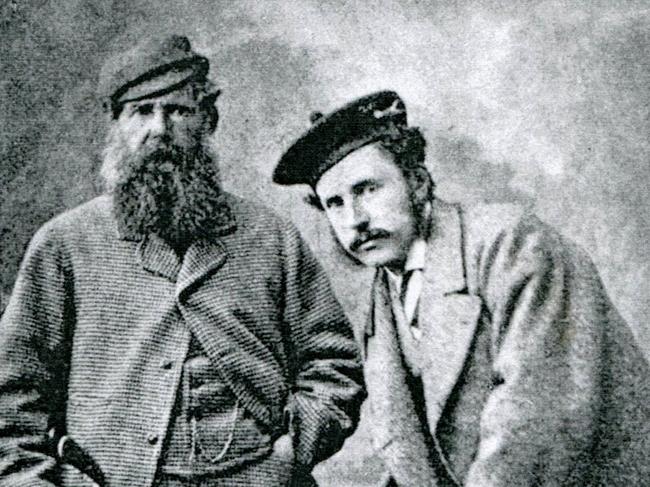 Old Tom Morris and Young Tom Morris, father and son golf champions circa 1900. Public domain