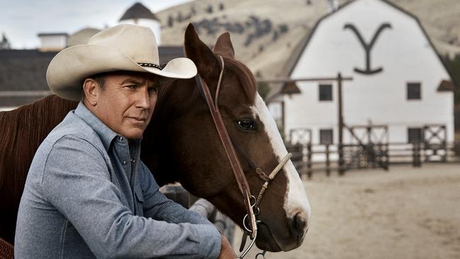 Kevin Costner stars in another western of the new genrre, the TV series Yellowstone.