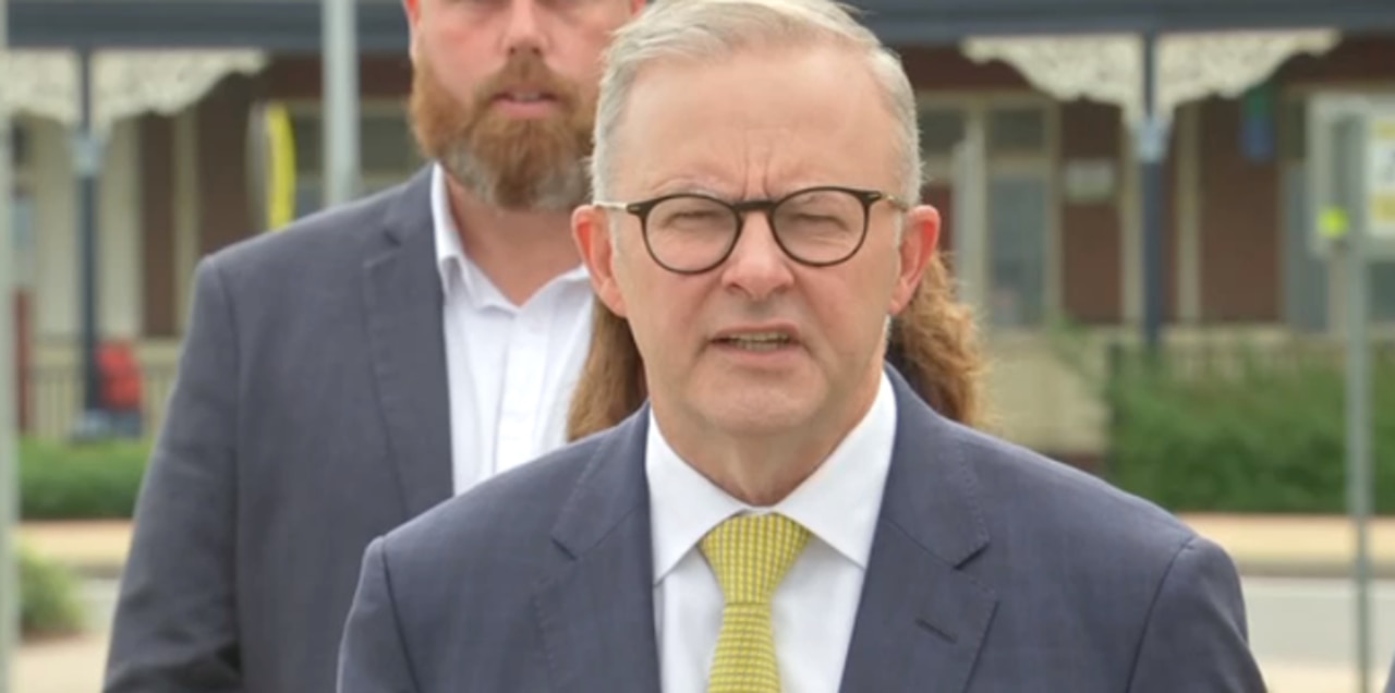 Anthony Albanese gets the mullet treatment thanks to Paterson MP Meryl Swanson.