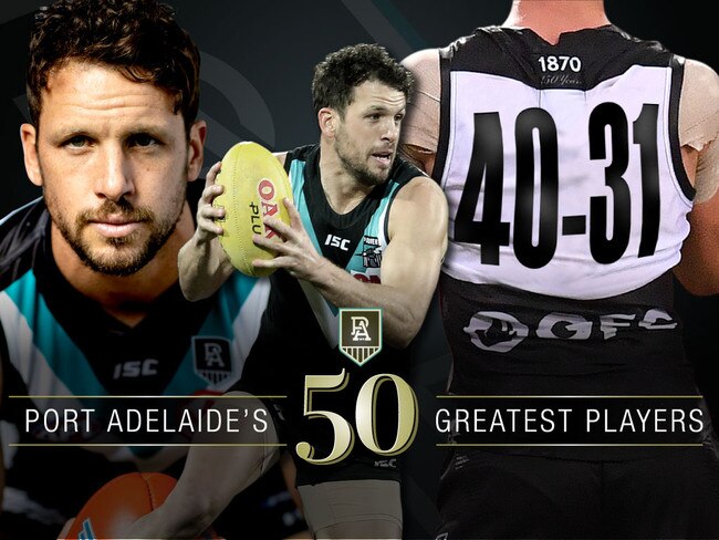 Port Adelaide Top 50 rankings week two.