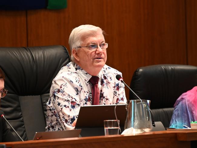 Cairns mayor Terry James responded to media reporting about the council’s position on Australia Day as “sensationalism”. Picture: Isaac McCarthy