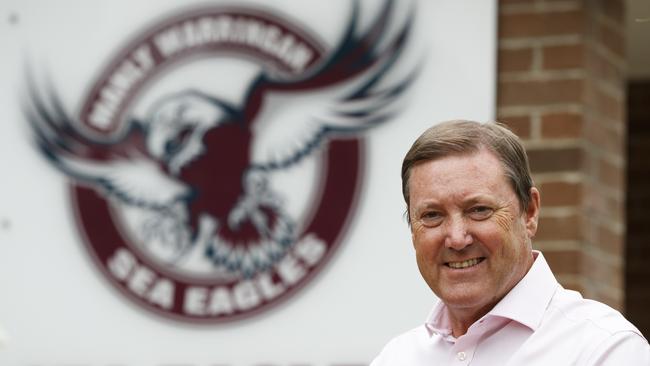 Sea Eagles CEO Stephen Humphreys could opt to keep some football staff on part time, but a stand down is also a real possibility. Picture: AAP.